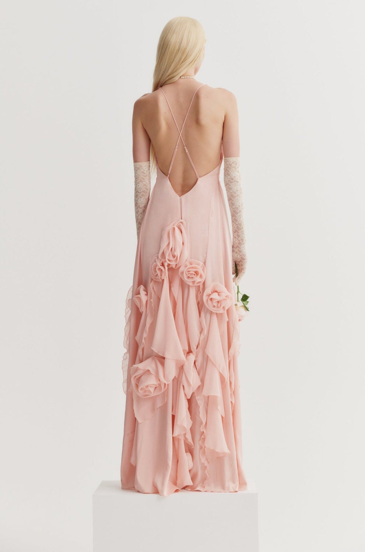 Leonie Gown Pink - For Love & Lemons