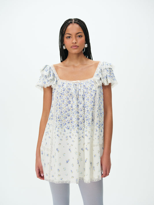Tasha Mini Dress Cream - For Love & Lemons