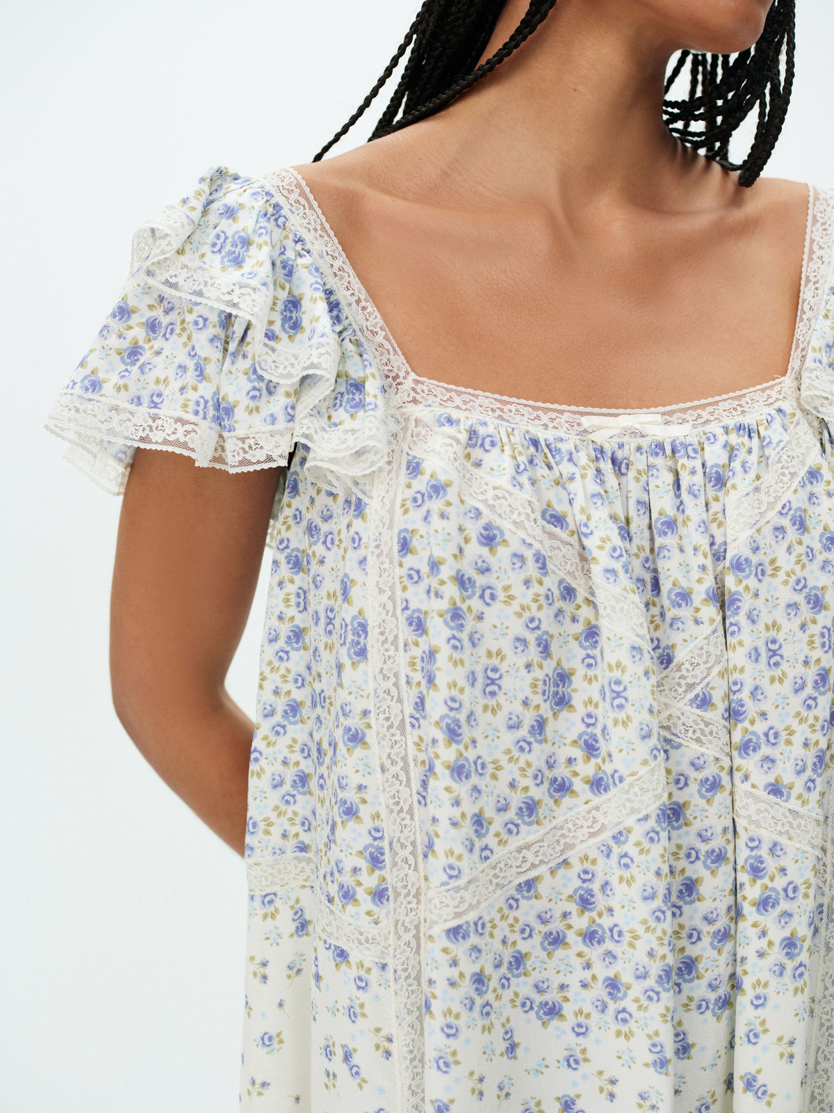 Tasha Mini Dress Cream - For Love & Lemons
