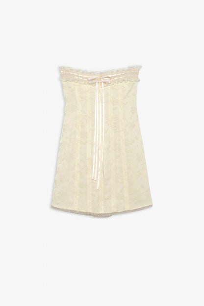 Azira Mini Dress Cream - For Love & Lemons