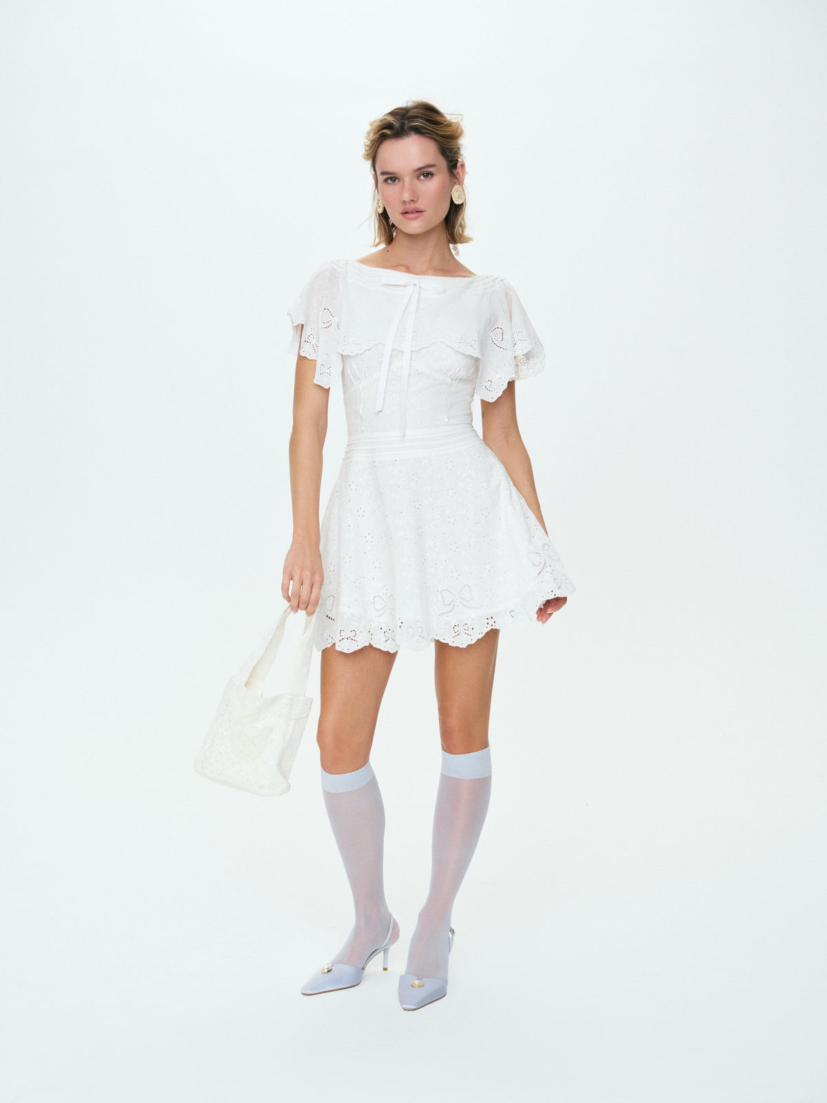 Lola Mini Dress White - For Love & Lemons