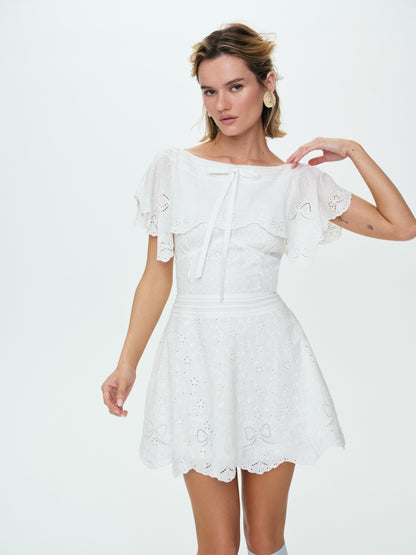 Lola Mini Dress White - For Love & Lemons