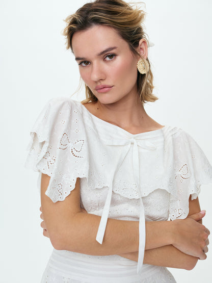 Lola Mini Dress White - For Love & Lemons