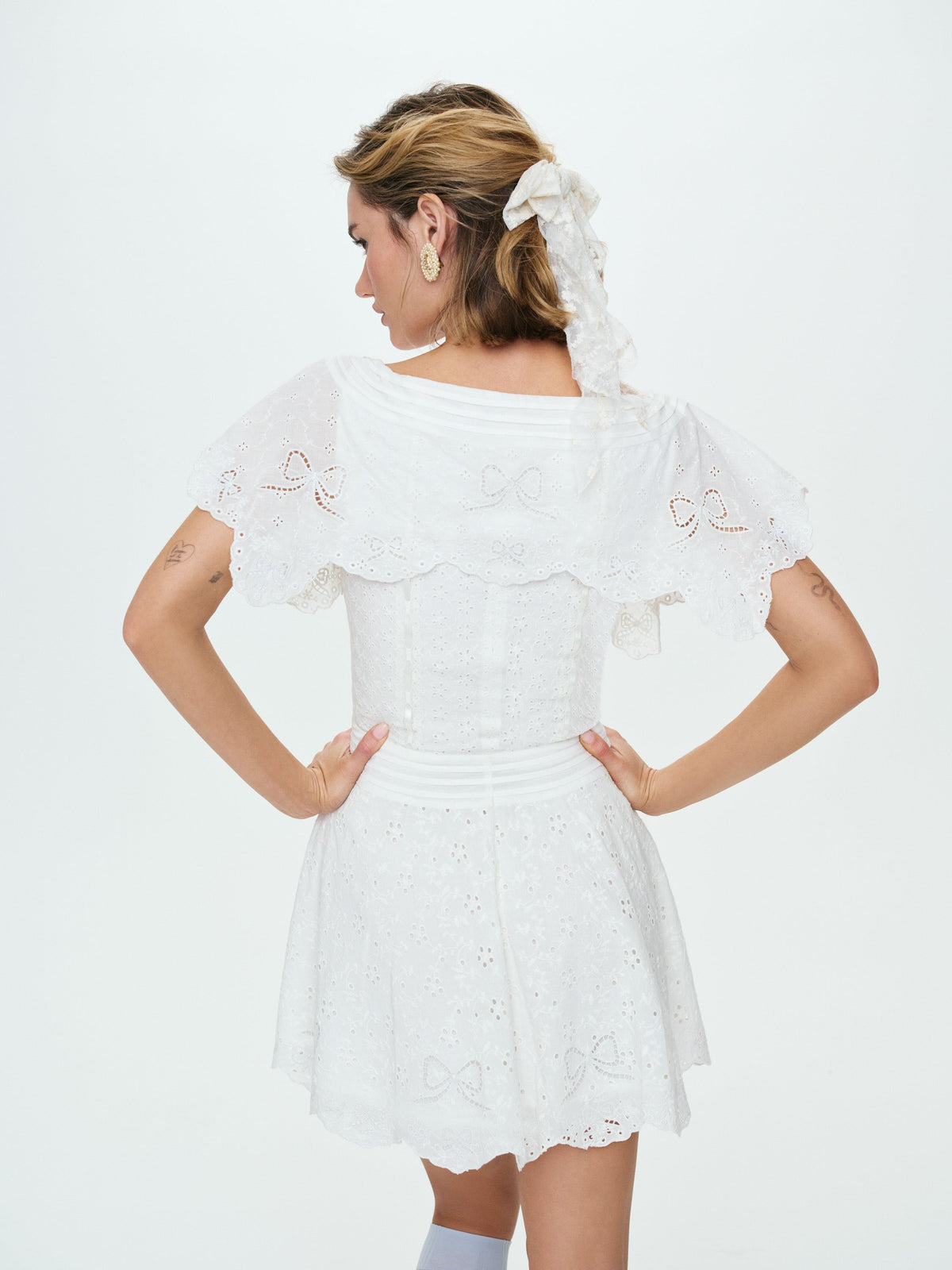 Lola Mini Dress White - For Love & Lemons