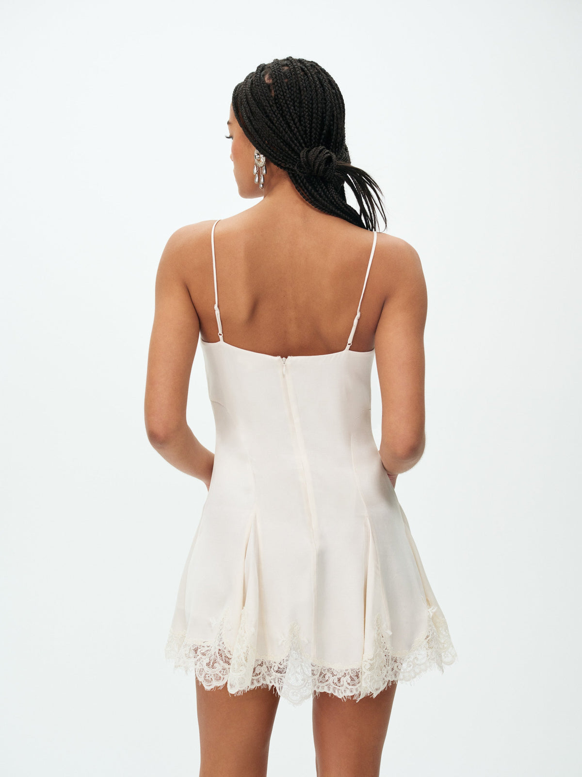 Luna Mini Dress Cream - For Love & Lemons