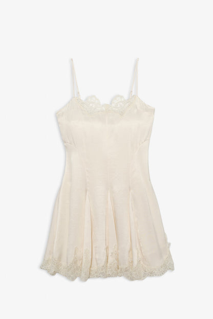 Luna Mini Dress Cream - For Love & Lemons