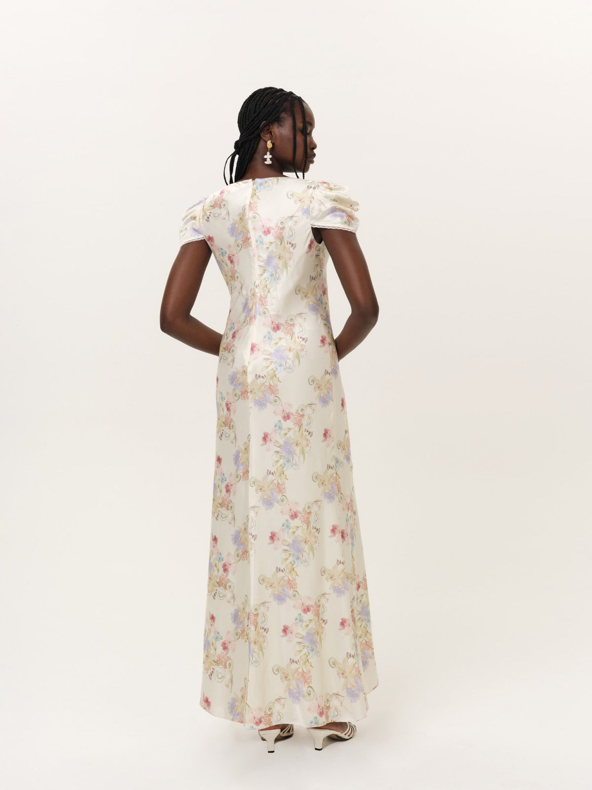 Lulu Shell Maxi Dress Cream - For Love & Lemons