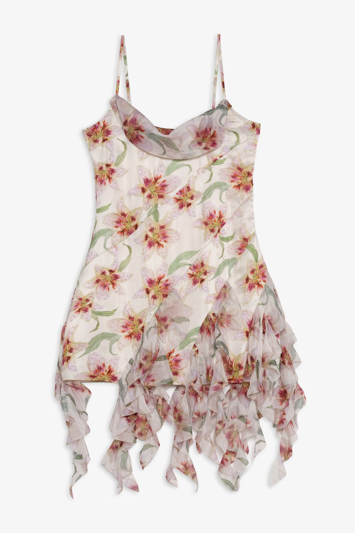 Sunrise Lily Beaded Mini Dress Cream - For Love & Lemons