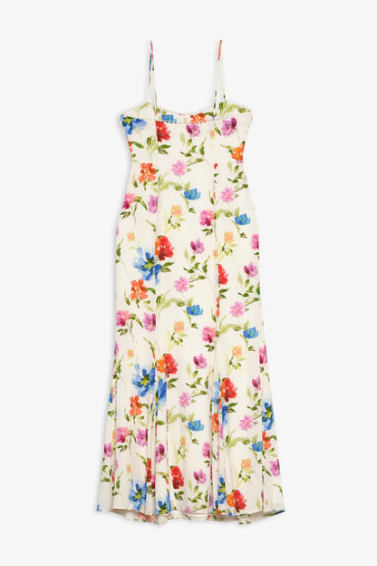 Tropical Bloom Maxi Dress White - For Love & Lemons
