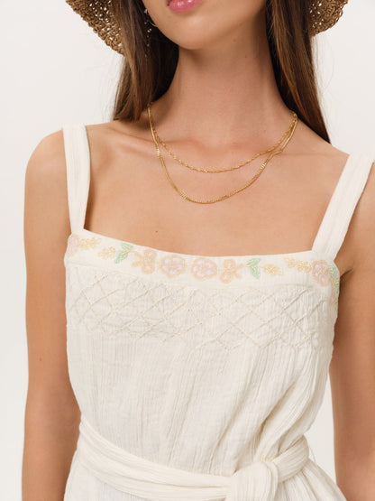 Leah Romper Cream - For Love & Lemons
