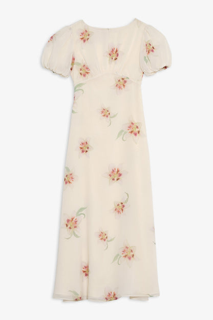 Sunrise Lily Maxi Dress Cream Peach - For Love & Lemons
