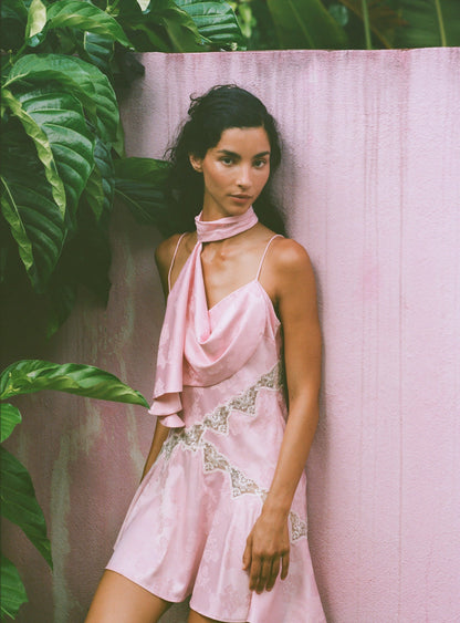 Bubblegum Mini Dress Bubblegum Pink - For Love & Lemons