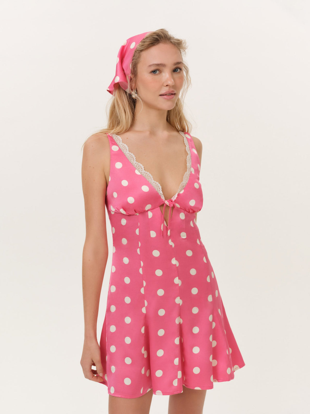 Lillian Mini Dress Pink - For Love & Lemons