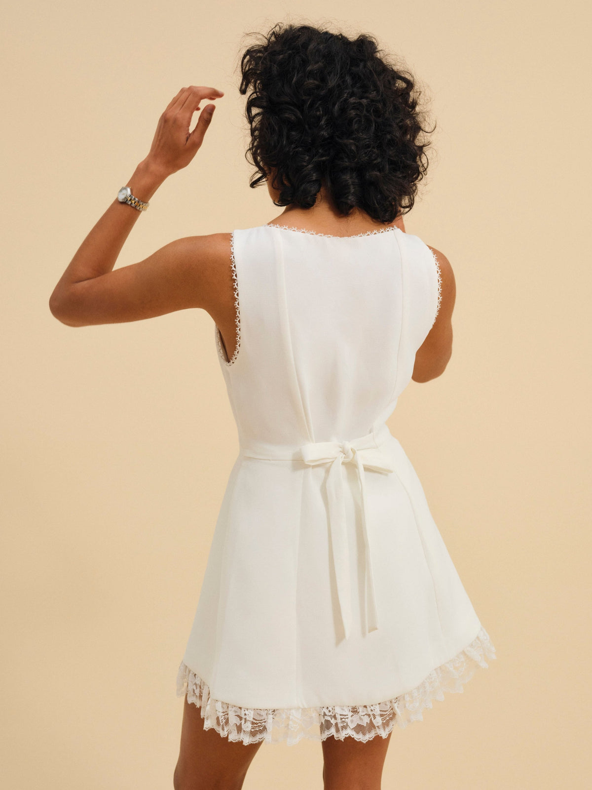 Venus Mini Dress White - For Love & Lemons
