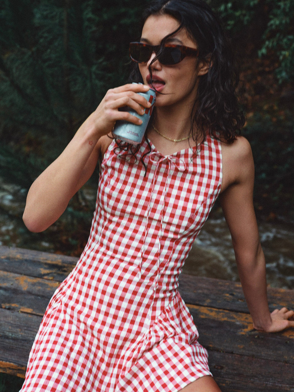 Scotch Bonnet Mini Dress Red - For Love & Lemons