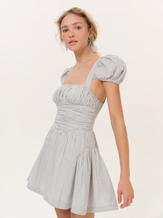 Saltwater Mini Dress Blue - For Love & Lemons