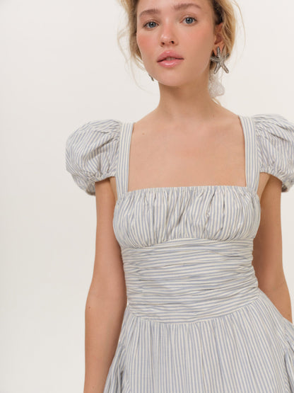 Saltwater Mini Dress Blue - For Love & Lemons