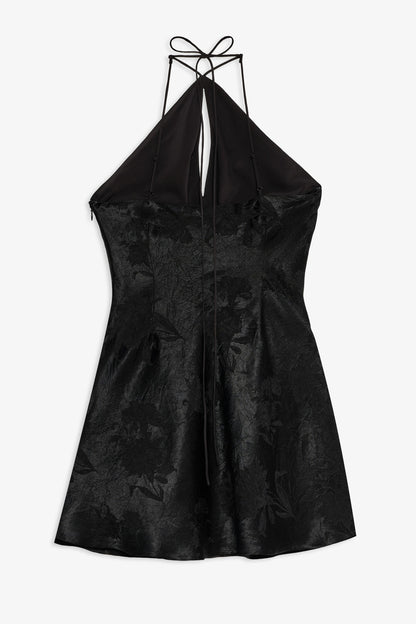 Adrift Halter Mini Dress Black - For Love & Lemons