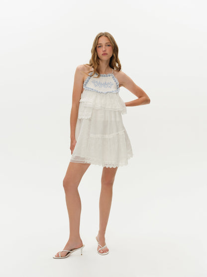 Ariel Mini Dress White - For Love & Lemons