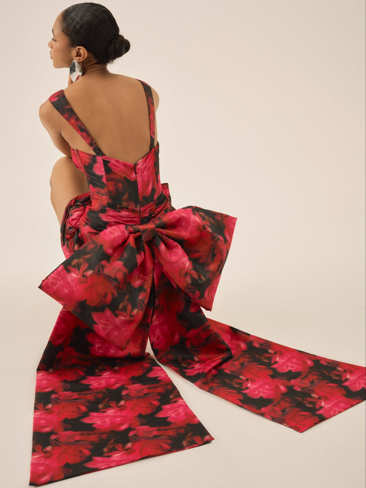 Dark Romance Mini Dress Red - For Love & Lemons