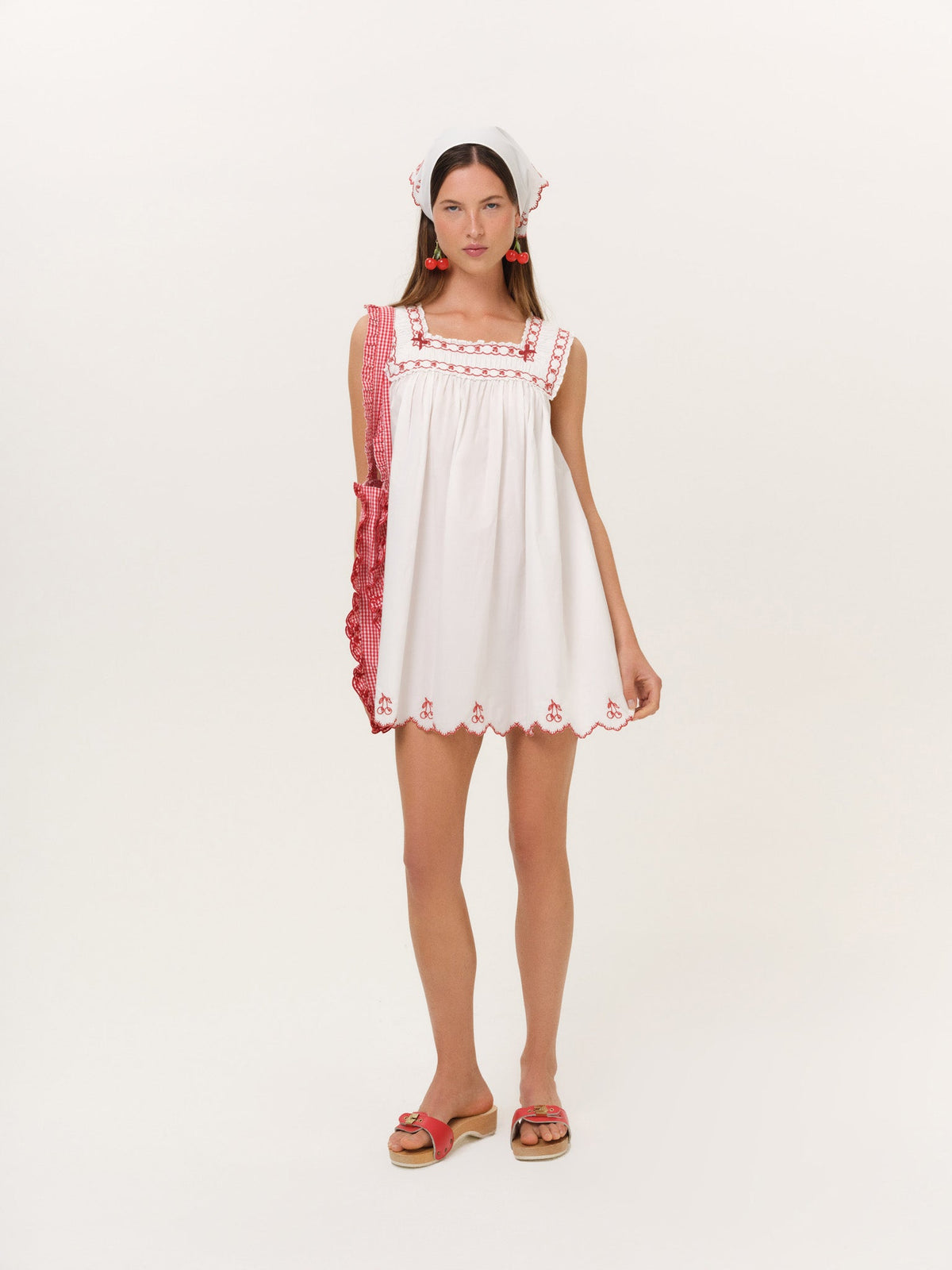 Emma Mini Dress White - For Love & Lemons