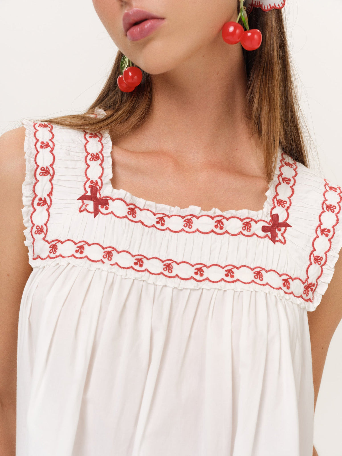 Emma Mini Dress White - For Love & Lemons