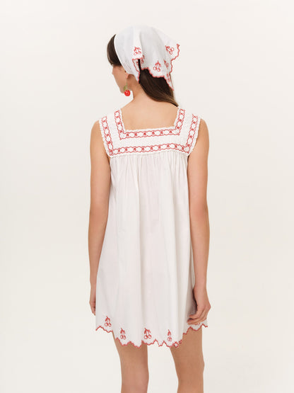 Emma Mini Dress White - For Love & Lemons