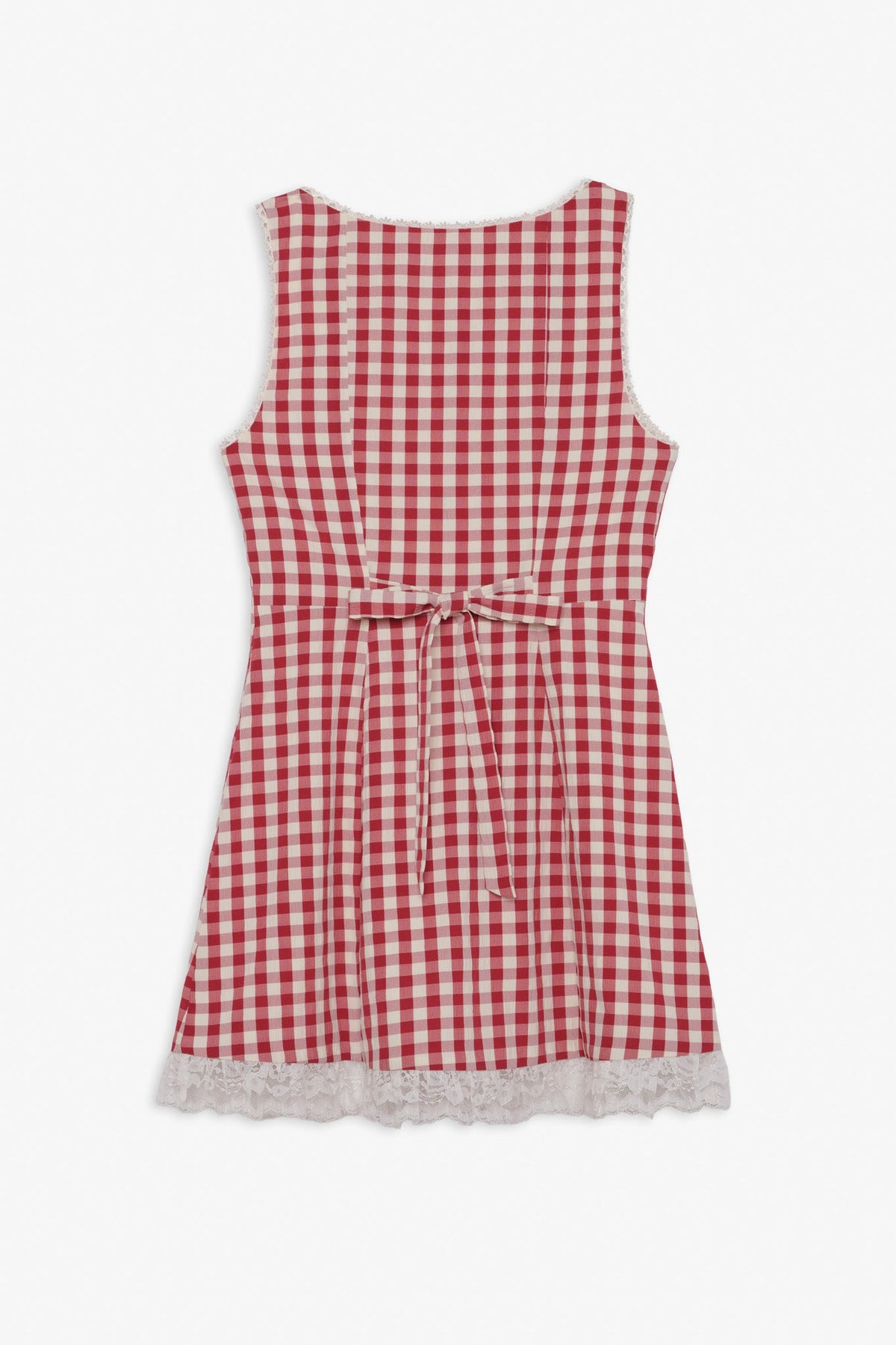 Venus Mini Dress Red Gingham - For Love & Lemons