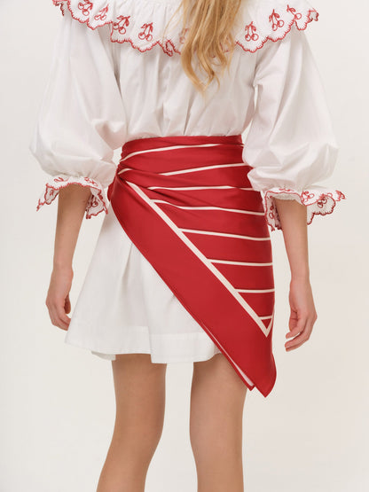 Emma Collared Mini Dress White - For Love & Lemons