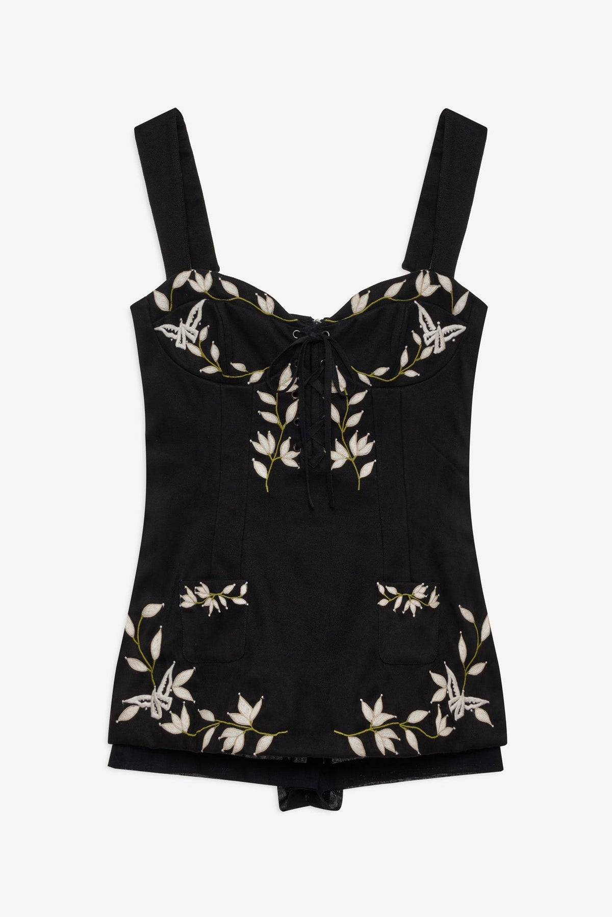 Weston Romper Black - For Love & Lemons