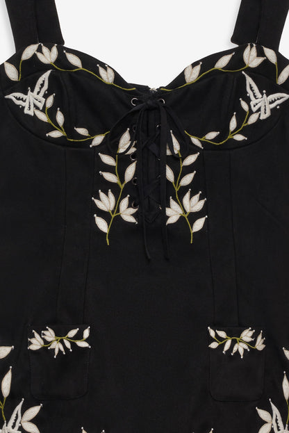 Weston Romper Black - For Love & Lemons