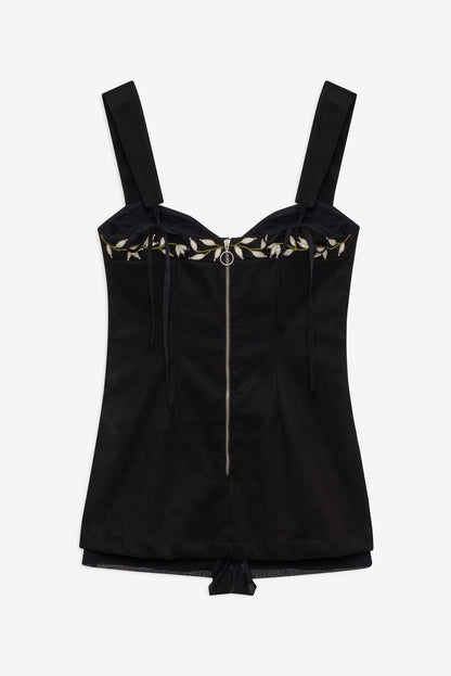 Weston Romper Black - For Love & Lemons