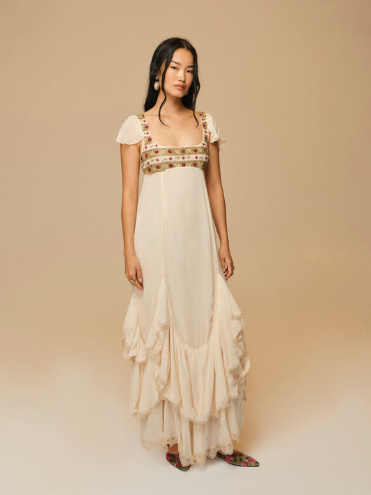 Marle Maxi Dress Sand - For Love & Lemons