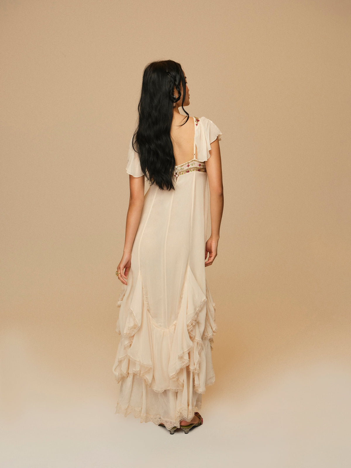 Marle Maxi Dress Sand - For Love & Lemons