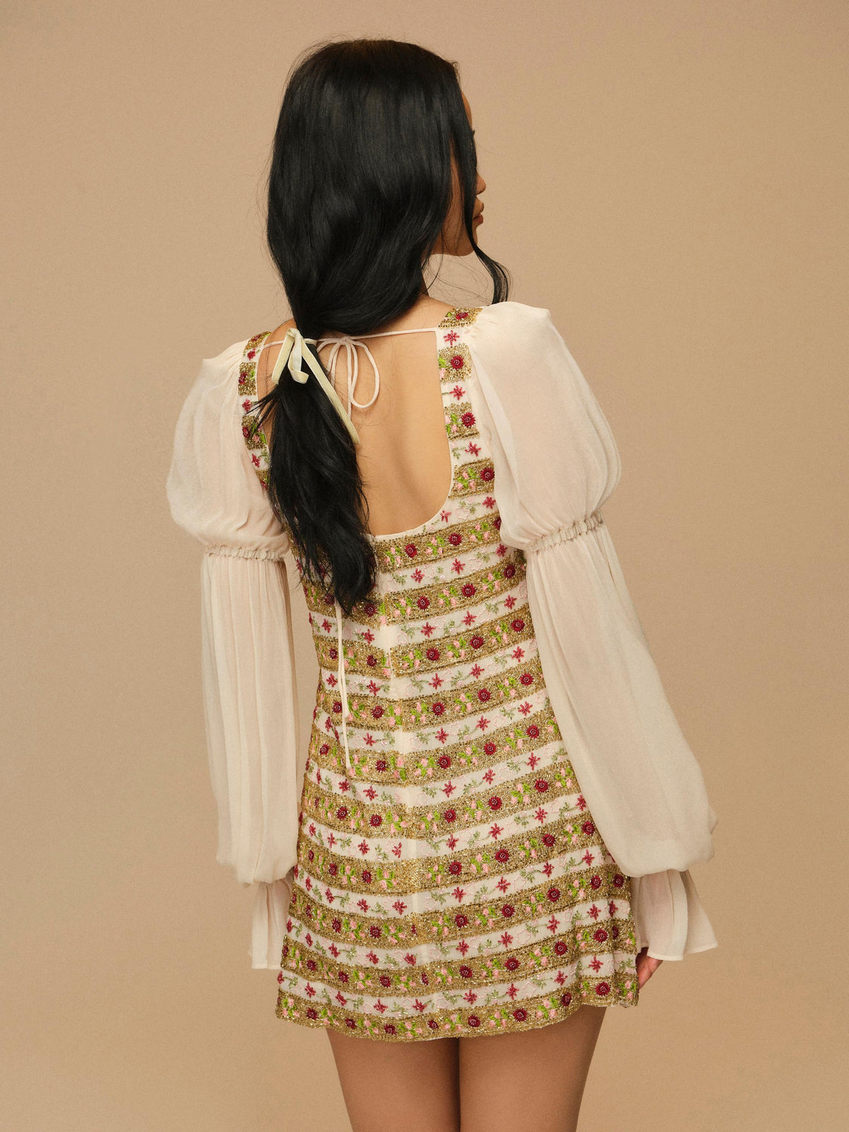 Marle Mini Dress Sand - For Love & Lemons