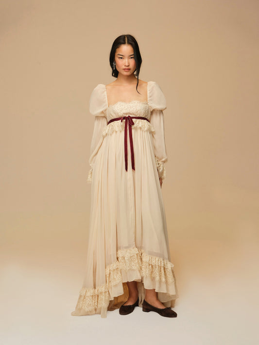 Bailey Maxi Dress Vintage Cream - For Love & Lemons