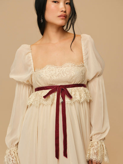 Bailey Maxi Dress Vintage Cream - For Love & Lemons