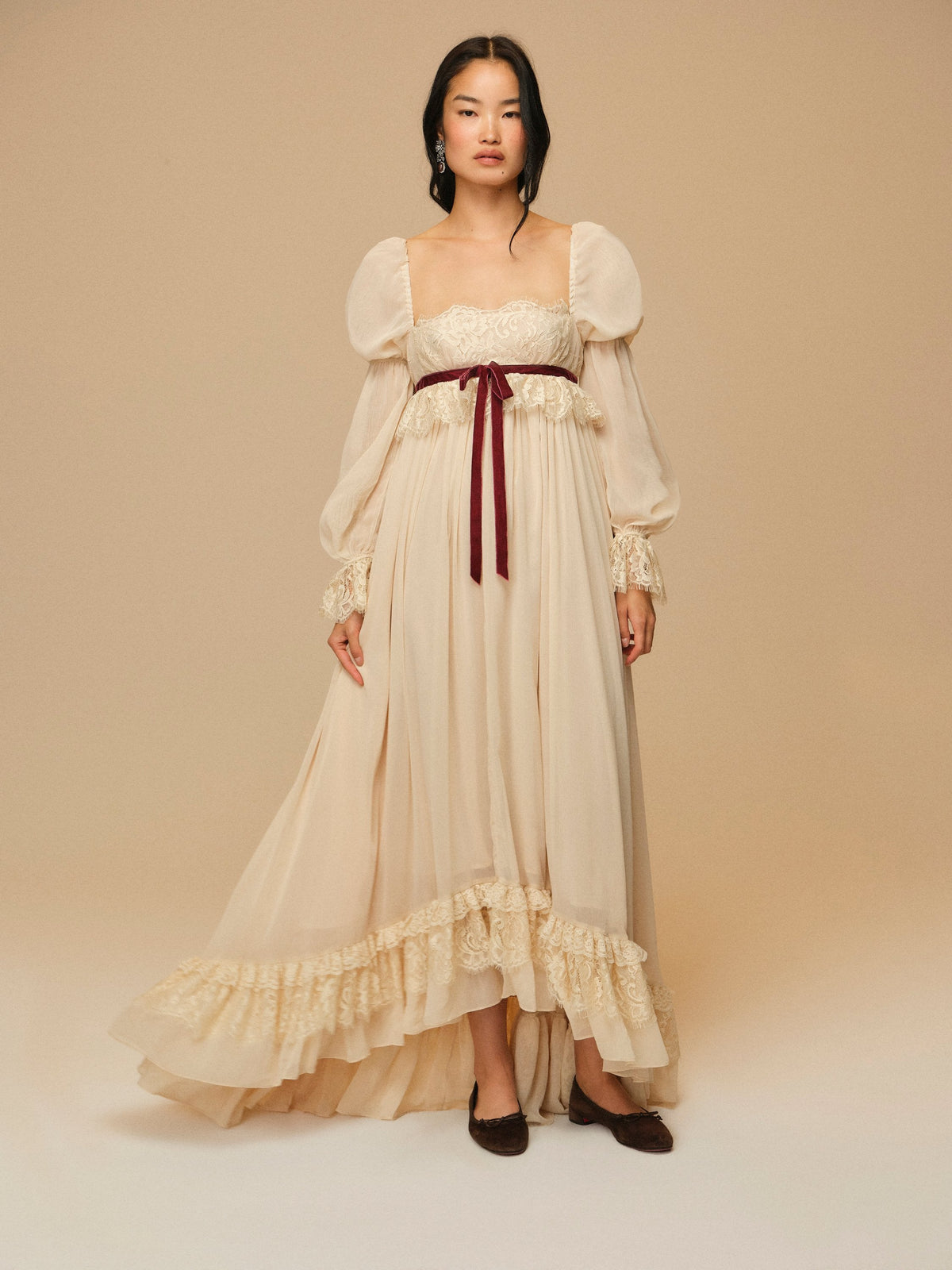 Bailey Maxi Dress Vintage Cream - For Love & Lemons