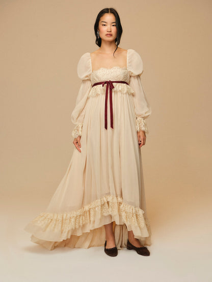 Bailey Maxi Dress Vintage Cream - For Love & Lemons