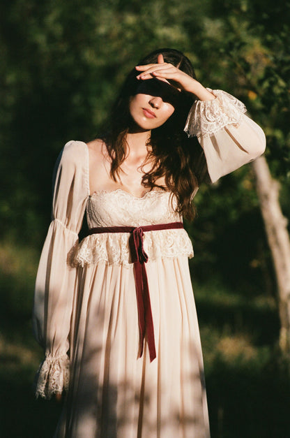 Bailey Maxi Dress Vintage Cream - For Love & Lemons