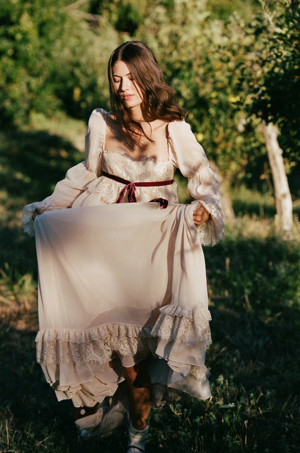 Bailey Maxi Dress Vintage Cream - For Love & Lemons