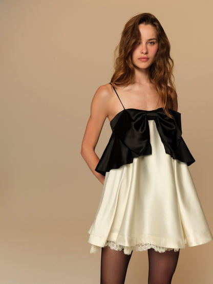 Elena Mini Dress Cream - For Love & Lemons
