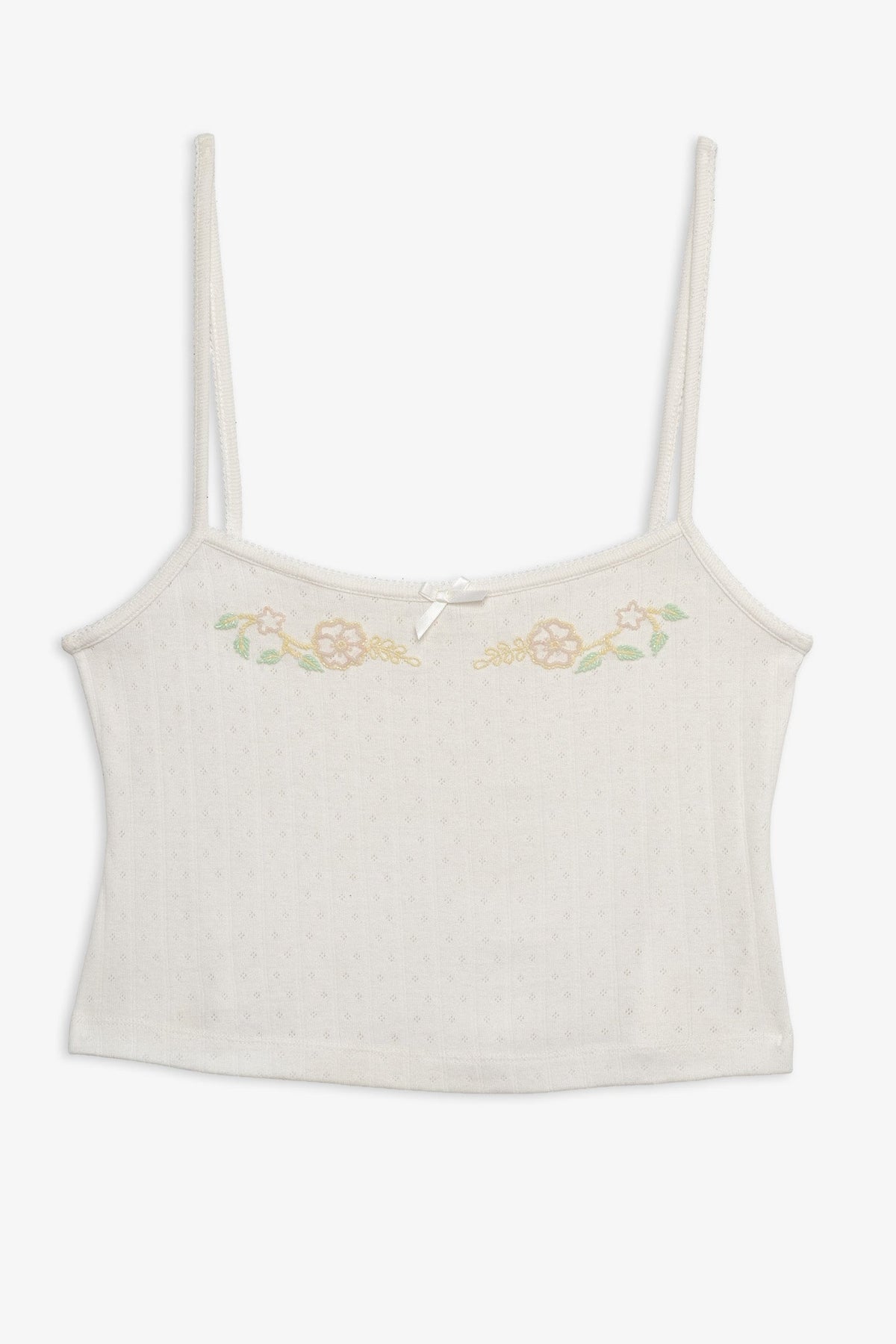 Sylvie Cami Top White - For Love & Lemons