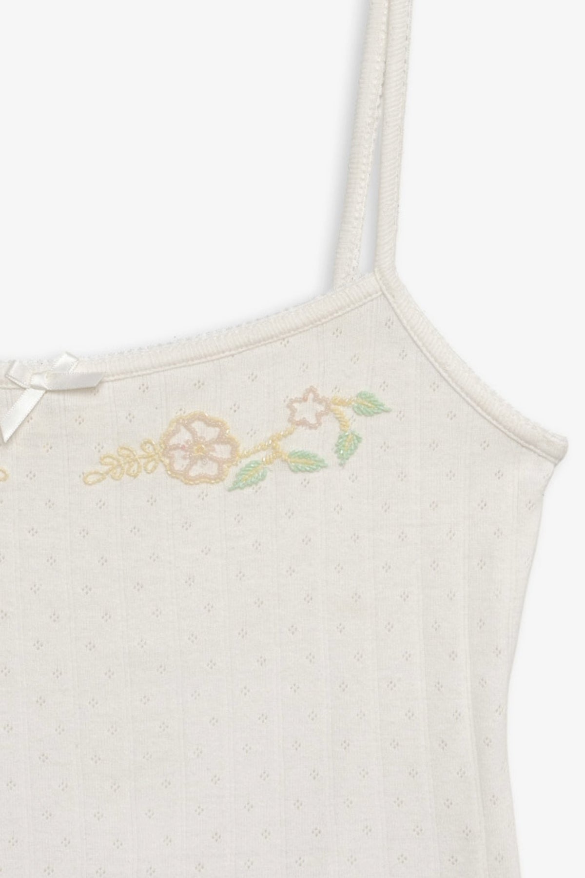Sylvie Cami Top White - For Love & Lemons