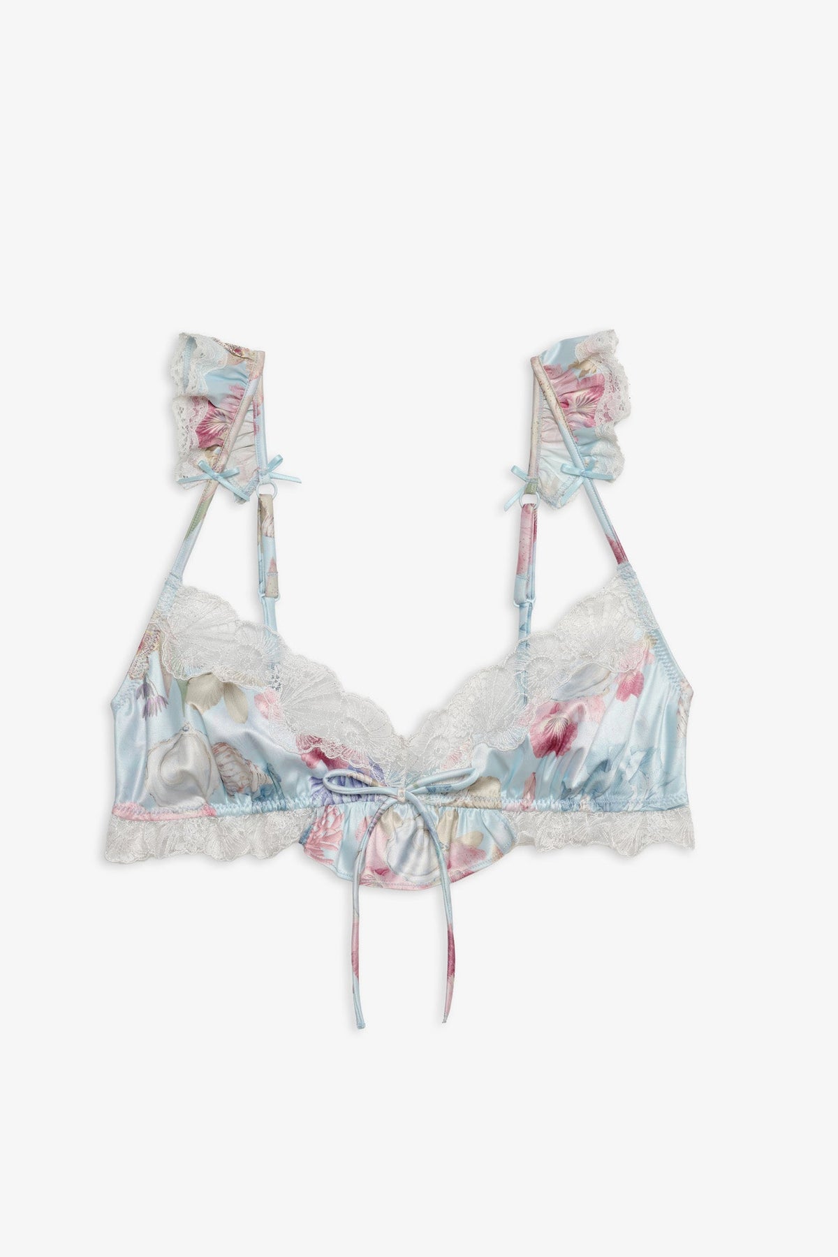 Hearts Adrift Bralette Blue - For Love & Lemons