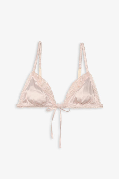 Seashell Beaded Bralette Peach - For Love & Lemons