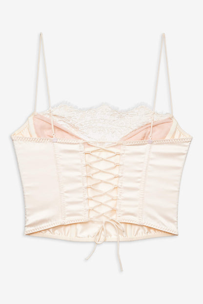 Victoria Bustier Cream - For Love & Lemons