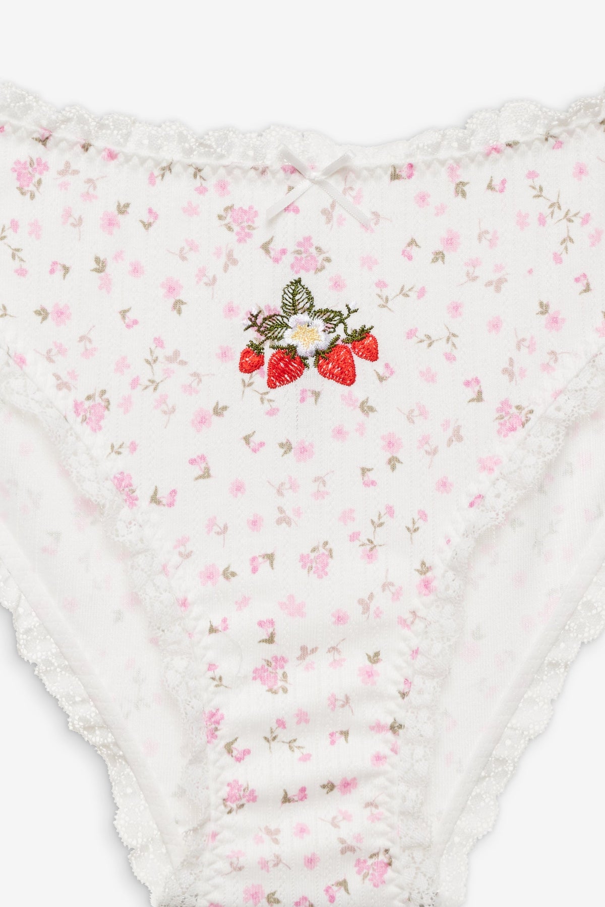 Floral Panty 3-Pack White - For Love & Lemons