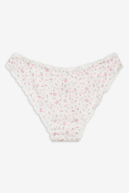 Floral Panty 3-Pack White - For Love & Lemons