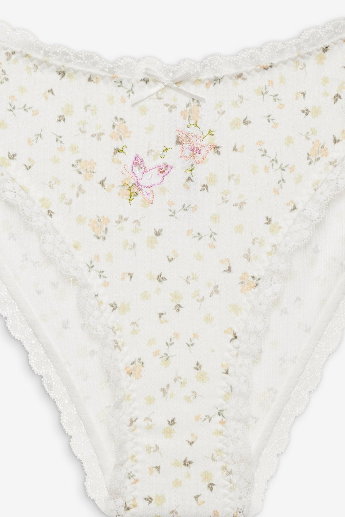 Floral Panty 3-Pack White - For Love & Lemons